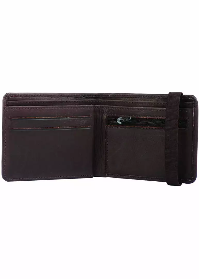 New In Dickies Wilburn Leather Wallet Brown 4 New In Dickies Wilburn Leather Wallet Brown