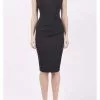 Diva Catwalk Banbury 50 's Pencil Dress Black