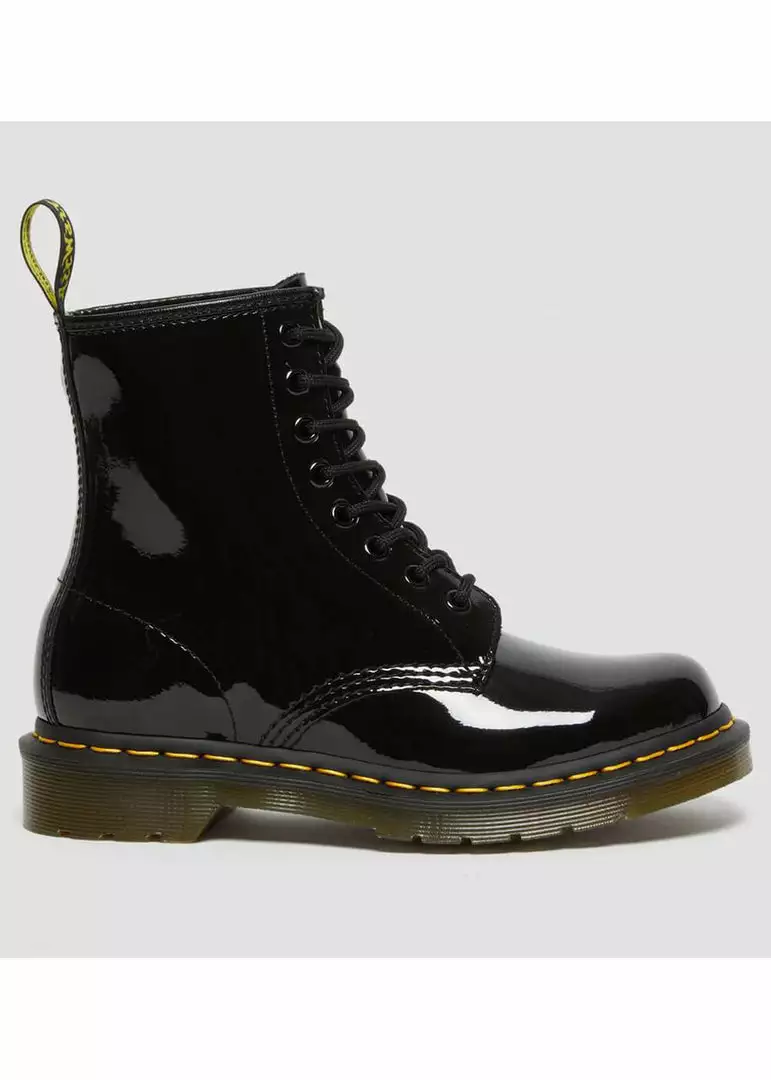 Dr. Martens 1460 Patent Patent Boots Black 8 Dr. Martens 1460 Patent Patent Boots Black