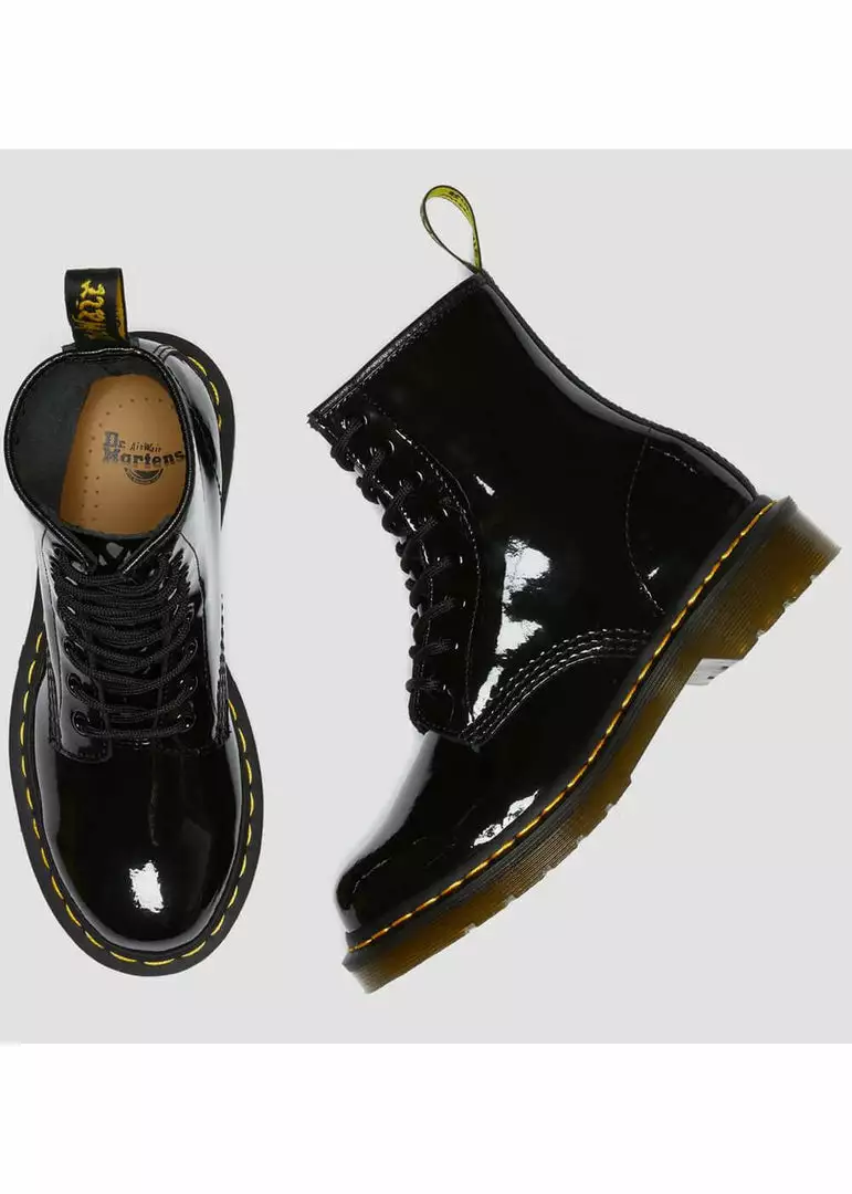Dr. Martens 1460 Patent Patent Boots Black 11 Dr. Martens 1460 Patent Patent Boots Black