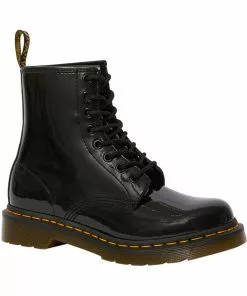 Dr. Martens 1460 Patent Patent Boots Black
