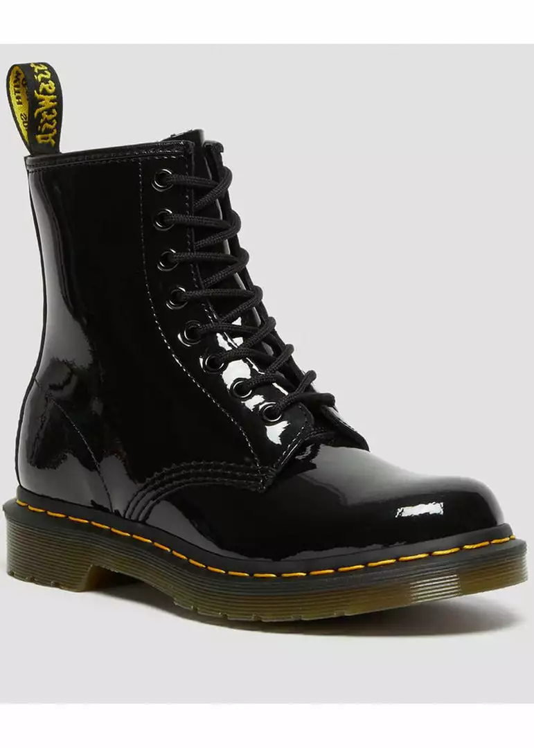 Dr. Martens 1460 Patent Patent Boots Black 9 Dr. Martens 1460 Patent Patent Boots Black
