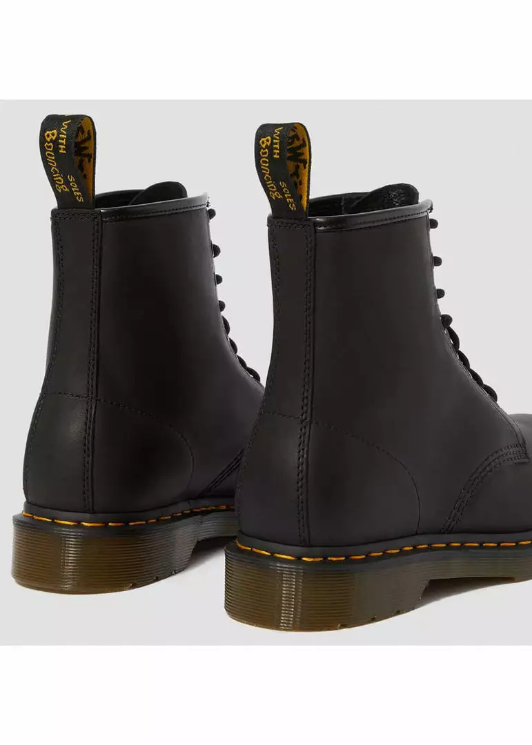 Dr. Martens 1460 Greasy Boots Black 6 Dr. Martens 1460 Greasy Boots Black