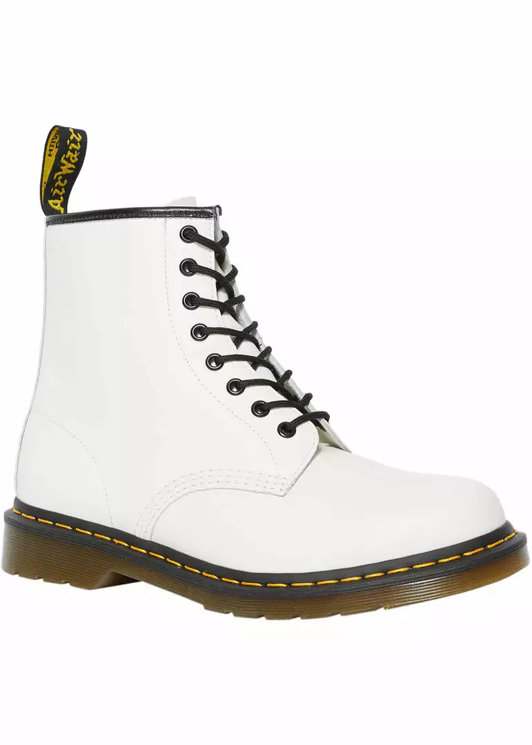 New In Dr. Martens 1460 Smooth Boots White 3 New In Dr. Martens 1460 Smooth Boots White