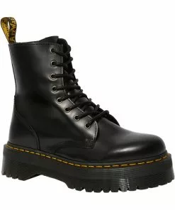 Dr. Martens Jadon Smooth Lace-up Boots Black New In