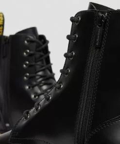 Dr. Martens Jadon Smooth Lace-up Boots Black New In 15 Dr. Martens Jadon Smooth Lace-up Boots Black New In