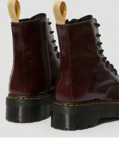 Dr. Martens Vegan Jadon Boots Red New In