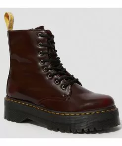 Dr. Martens Vegan Jadon Boots Red New In