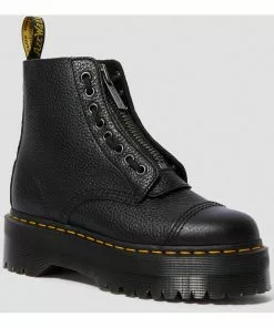 Dr. Martens Sinclair Nappa Leather Platform Boots Black New In