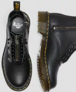 Dr. Martens 1460 Pascal Front Zip Nappa Boots Black 13 Dr. Martens 1460 Pascal Front Zip Nappa Boots Black