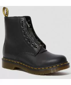 Dr. Martens 1460 Pascal Front Zip Nappa Boots Black 19 Dr. Martens 1460 Pascal Front Zip Nappa Boots Black