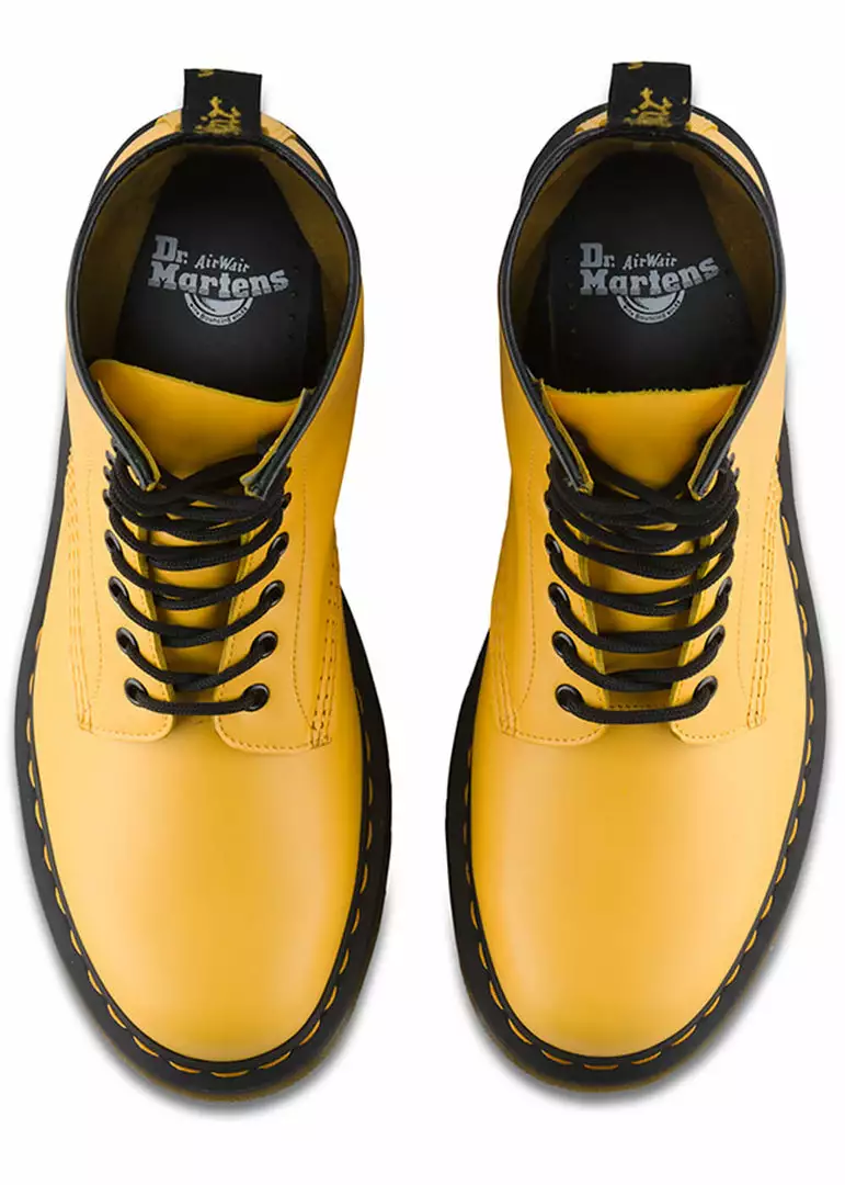 Dr. Martens 1460 Smooth Boots Yellow New In 4 Dr. Martens 1460 Smooth Boots Yellow New In