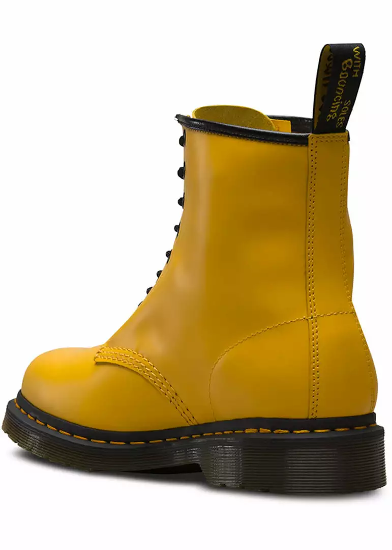 Dr. Martens 1460 Smooth Boots Yellow New In 6 Dr. Martens 1460 Smooth Boots Yellow New In