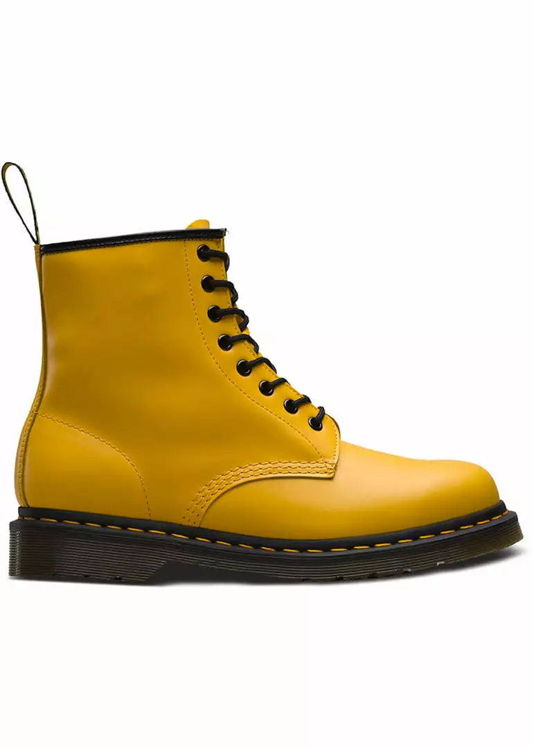 Dr. Martens 1460 Smooth Boots Yellow New In 5 Dr. Martens 1460 Smooth Boots Yellow New In