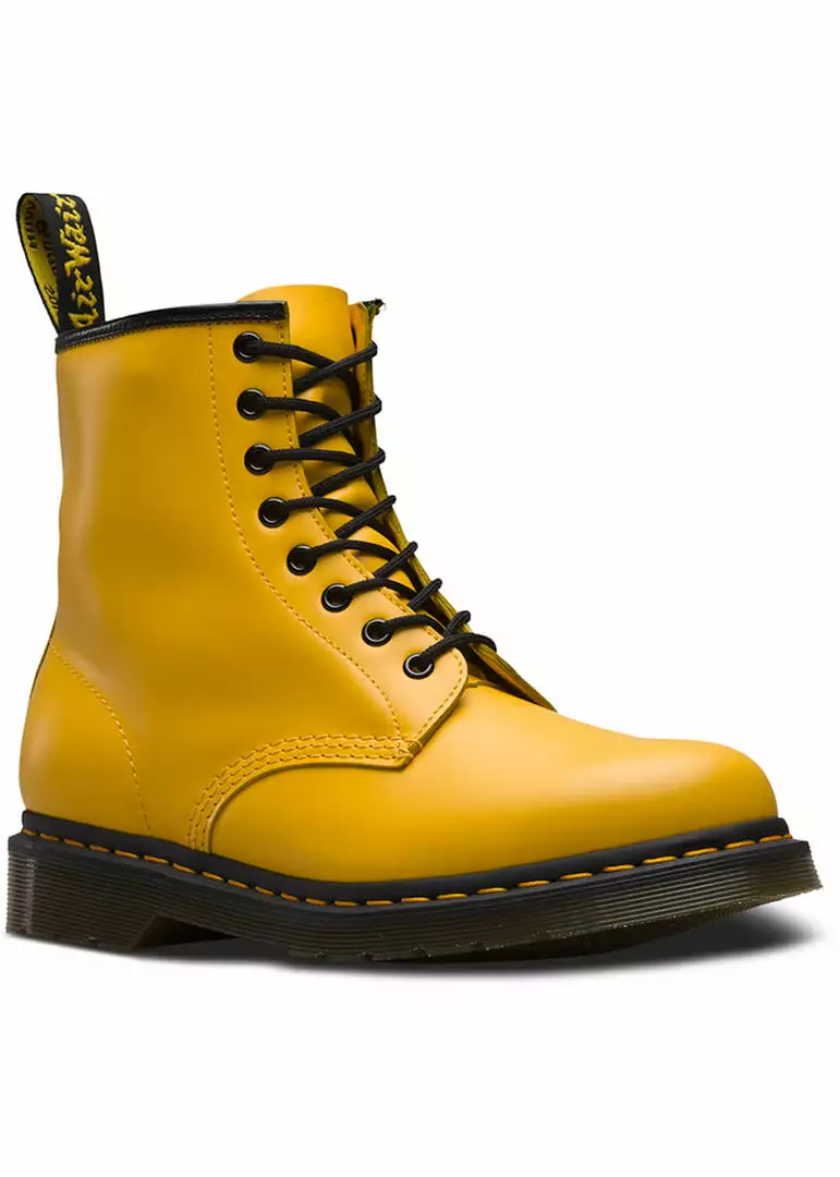 Dr. Martens 1460 Smooth Boots Yellow New In 3 Dr. Martens 1460 Smooth Boots Yellow New In