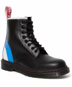 New In Dr. Martens 1460 The Who Target Smooth Boots Black