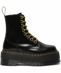 Dr. Martens Jadon Max Buttero Leather Platform Boots Black New In 15 Dr. Martens Jadon Max Buttero Leather Platform Boots Black New In