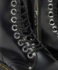 Dr. Martens Jadon Max Buttero Leather Platform Boots Black New In