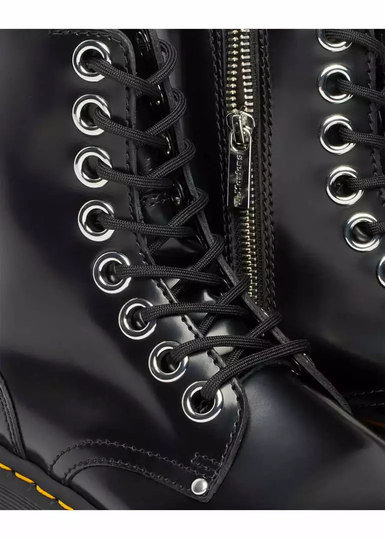 Dr. Martens Jadon Max Buttero Leather Platform Boots Black New In 4 Dr. Martens Jadon Max Buttero Leather Platform Boots Black New In