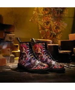New In Dr. Martens 1460 CBGB Backhand Boots Multi 14 New In Dr. Martens 1460 CBGB Backhand Boots Multi