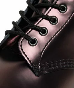 New In Dr. Martens 1460 Pascal Chroma Metallic Leather Boots Red