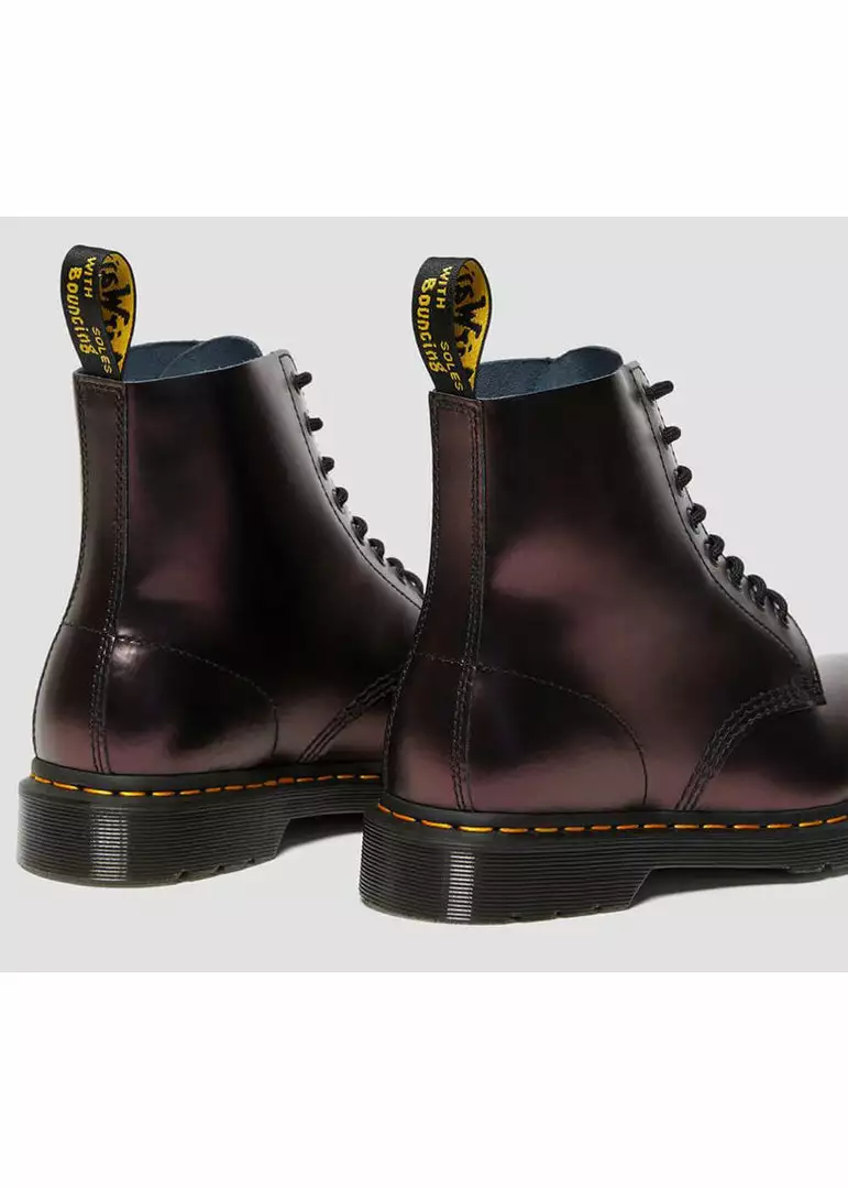 New In Dr. Martens 1460 Pascal Chroma Metallic Leather Boots Red 8 New In Dr. Martens 1460 Pascal Chroma Metallic Leather Boots Red