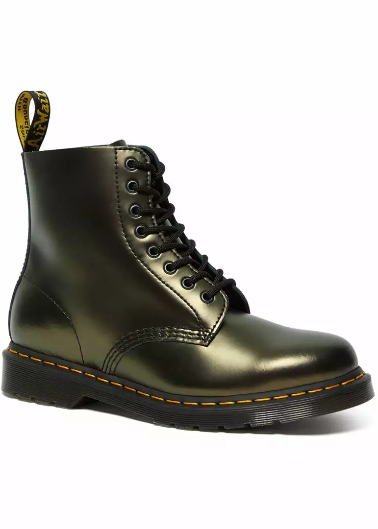 New In Dr. Martens 1460 Pascal Chroma Metallic Leather Boots Gold 3 New In Dr. Martens 1460 Pascal Chroma Metallic Leather Boots Gold