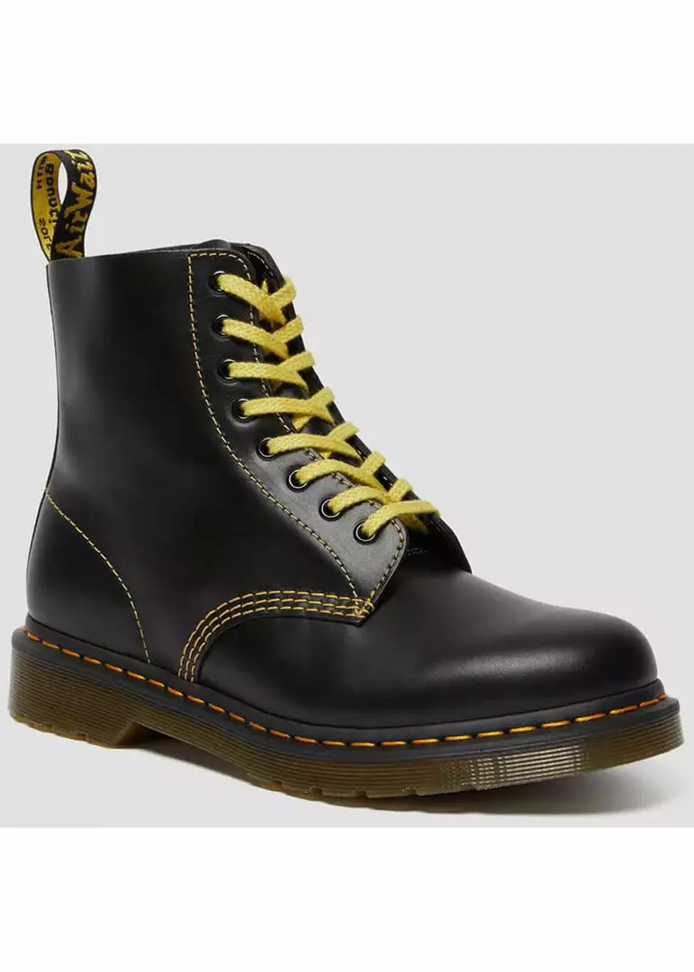 New In Dr. Martens 1460 Pascal Atlas Leather Boots Dark Grey 11 New In Dr. Martens 1460 Pascal Atlas Leather Boots Dark Grey