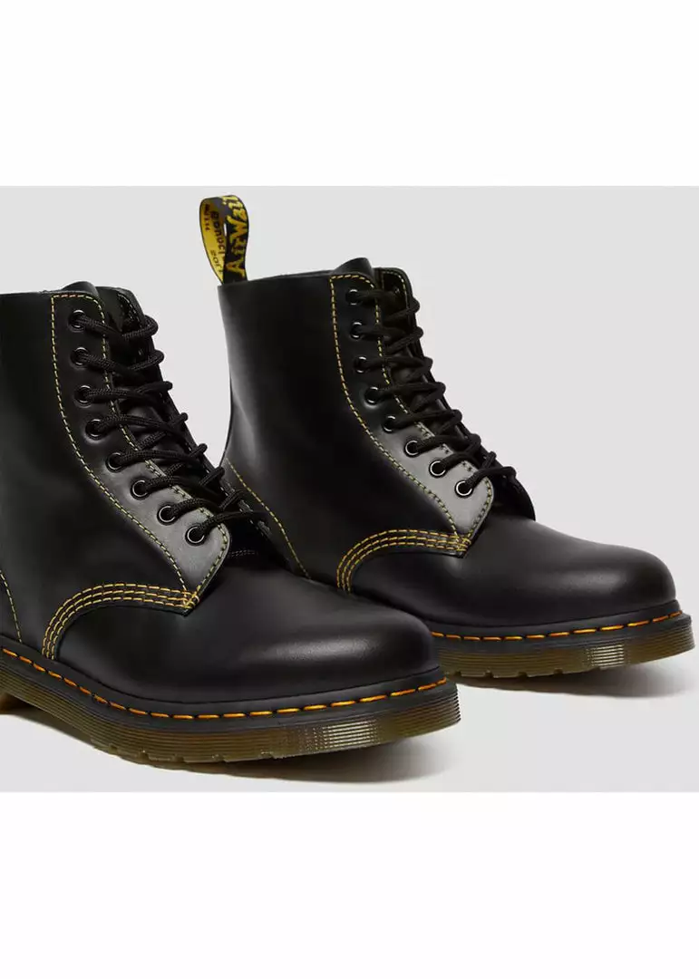 New In Dr. Martens 1460 Pascal Atlas Leather Boots Dark Grey 5 New In Dr. Martens 1460 Pascal Atlas Leather Boots Dark Grey