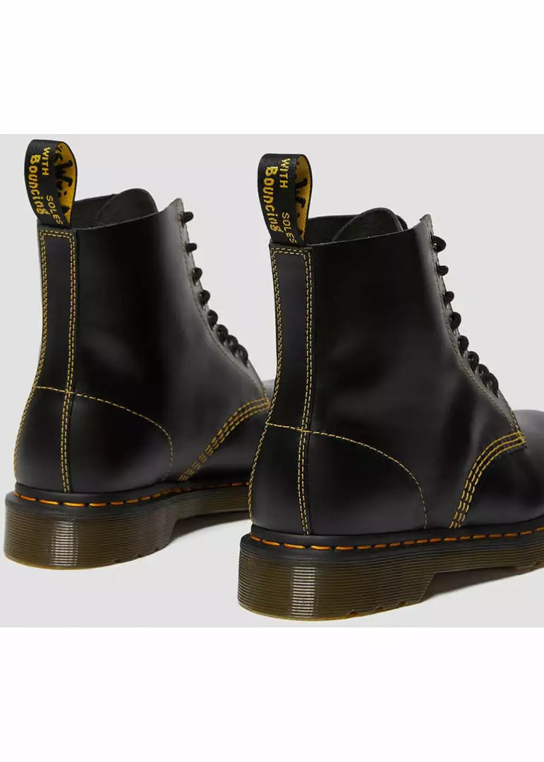 New In Dr. Martens 1460 Pascal Atlas Leather Boots Dark Grey 6 New In Dr. Martens 1460 Pascal Atlas Leather Boots Dark Grey