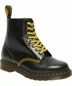 New In Dr. Martens 1460 Pascal Atlas Leather Boots Dark Grey