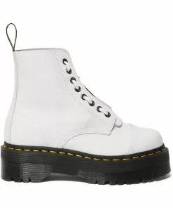 Dr. Martens Sinclair Nappa Leather Platform Boots White New In 17 Dr. Martens Sinclair Nappa Leather Platform Boots White New In