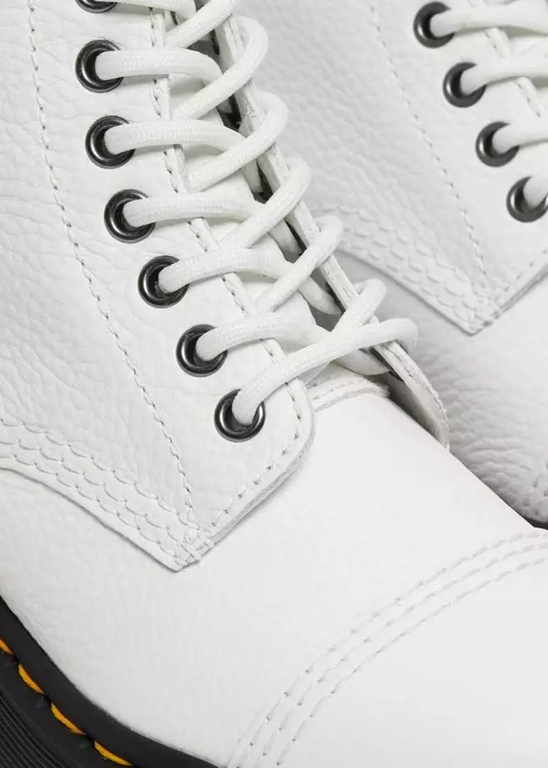 Dr. Martens Sinclair Nappa Leather Platform Boots White New In 4 Dr. Martens Sinclair Nappa Leather Platform Boots White New In