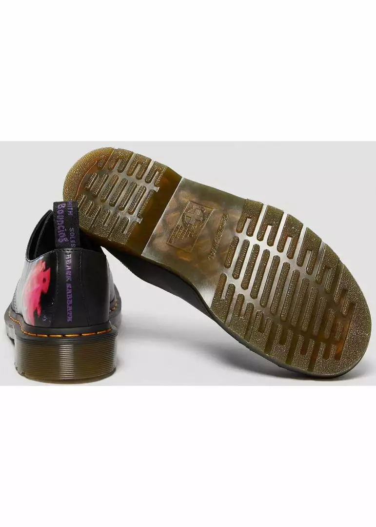 Dr. Martens Black Sabbath 1461 Paranoid Leather Shoes Black New In 9 Dr. Martens Black Sabbath 1461 Paranoid Leather Shoes Black New In