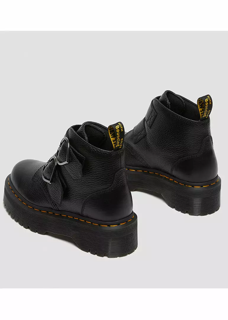 New In Dr. Martens Devon Heart Soft Aunt Sally Leather Boots Black 7 New In Dr. Martens Devon Heart Soft Aunt Sally Leather Boots Black
