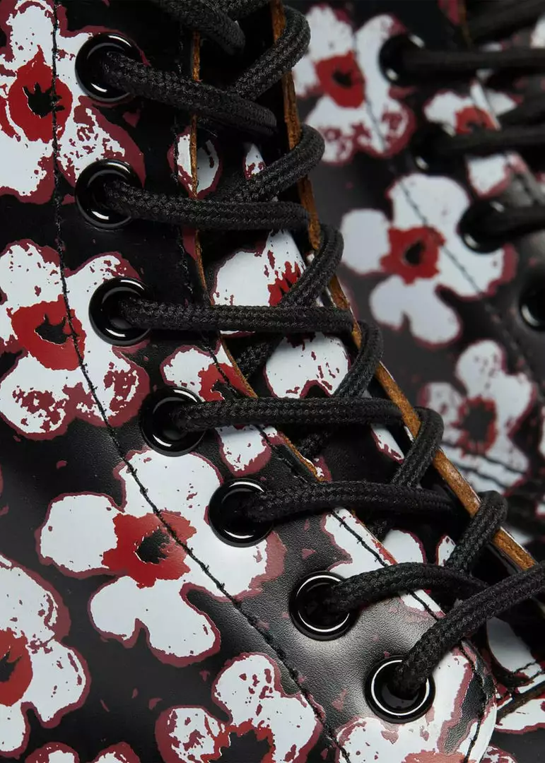 Dr. Martens 1460 Pascal Pansy Fayre Vintage Smooth Leather Lace-up Boots Red New In 5 Dr. Martens 1460 Pascal Pansy Fayre Vintage Smooth Leather Lace-up Boots Red New In