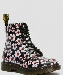 Dr. Martens 1460 Pascal Pansy Fayre Vintage Smooth Leather Lace-up Boots Red New In 20 Dr. Martens 1460 Pascal Pansy Fayre Vintage Smooth Leather Lace-up Boots Red New In