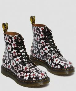 Dr. Martens 1460 Pascal Pansy Fayre Vintage Smooth Leather Lace-up Boots Red New In 15 Dr. Martens 1460 Pascal Pansy Fayre Vintage Smooth Leather Lace-up Boots Red New In