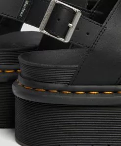 Dr. Martens Francis Hydro Leather Platform Sandals Black 16 Dr. Martens Francis Hydro Leather Platform Sandals Black