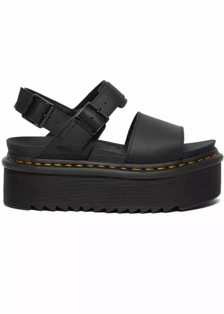 Dr. Martens Voss Hydro Quad Platform Sandals Black 7 Dr. Martens Voss Hydro Quad Platform Sandals Black