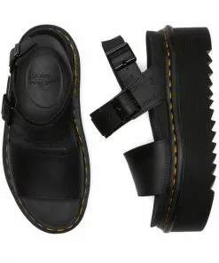 Dr. Martens Voss Hydro Quad Platform Sandals Black 10 Dr. Martens Voss Hydro Quad Platform Sandals Black