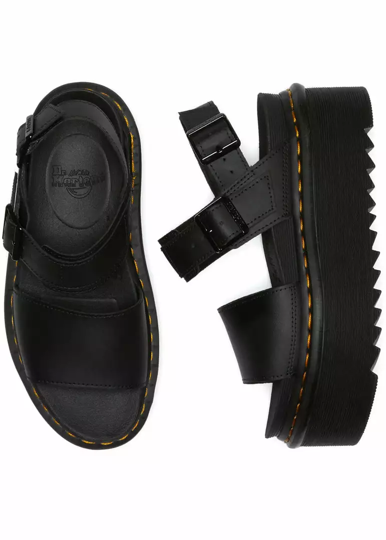 Dr. Martens Voss Hydro Quad Platform Sandals Black 5 Dr. Martens Voss Hydro Quad Platform Sandals Black