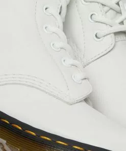 New In Dr. Martens 1460 Pascal Virginia Soft Leather Boots White