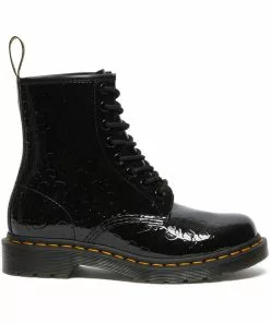 Dr. Martens 1460 Leopard Patent Boots Black New In 13 Dr. Martens 1460 Leopard Patent Boots Black New In