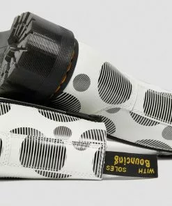 Dr. Martens Jadon Polka Dot Leather Platform Boots White Black 17 Dr. Martens Jadon Polka Dot Leather Platform Boots White Black