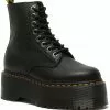 Dr. Martens 1460 Pascal Max Pisa Soft Leather Platform Boots Black 2 Dr. Martens 1460 Pascal Max Pisa Soft Leather Platform Boots Black