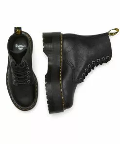 Dr. Martens 1460 Pascal Max Pisa Soft Leather Platform Boots Black 18 Dr. Martens 1460 Pascal Max Pisa Soft Leather Platform Boots Black