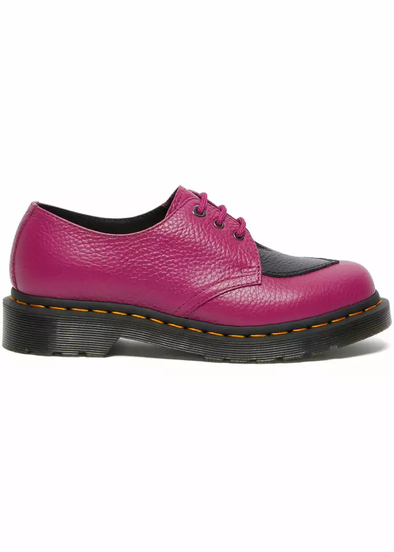 New In Dr. Martens 1461 Amore Heart Leather Shoes Fuchsia Black 6 New In Dr. Martens 1461 Amore Heart Leather Shoes Fuchsia Black