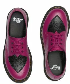 New In Dr. Martens 1461 Amore Heart Leather Shoes Fuchsia Black 7 New In Dr. Martens 1461 Amore Heart Leather Shoes Fuchsia Black