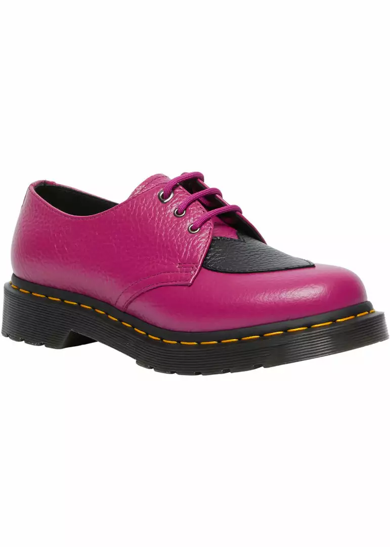 New In Dr. Martens 1461 Amore Heart Leather Shoes Fuchsia Black 3 New In Dr. Martens 1461 Amore Heart Leather Shoes Fuchsia Black